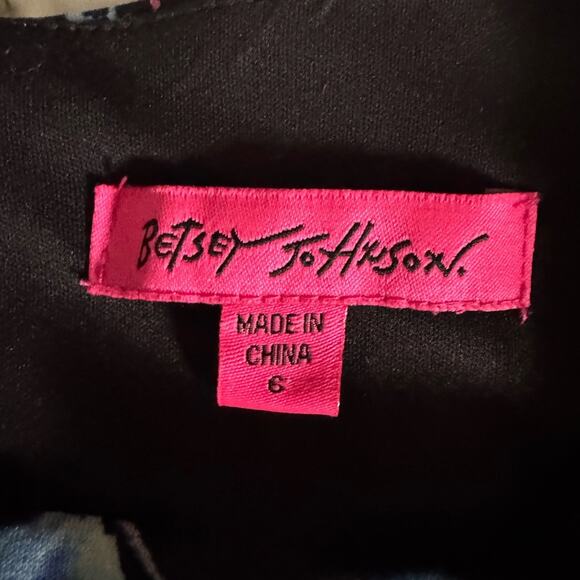 Betsey Johnson Floral Midi Dress | Size 6 - Picture 5 of 8